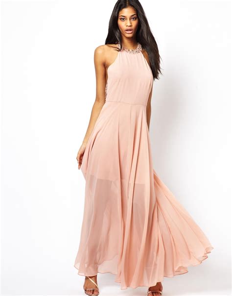 asos pink dress maxi|pink embellished maxi dress.